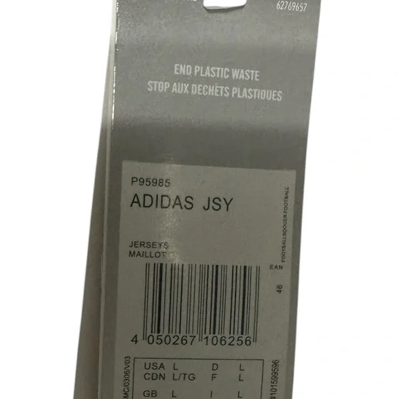 Adidas Messi #10 Argentina Blue and White Striped Soccer Jersey - Picture 8 of 9